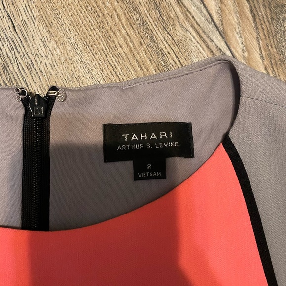 Tahari Color Block Dress - Picture 3 of 6